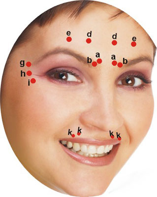 homlok botox anti aging bőrápoló természetes előny